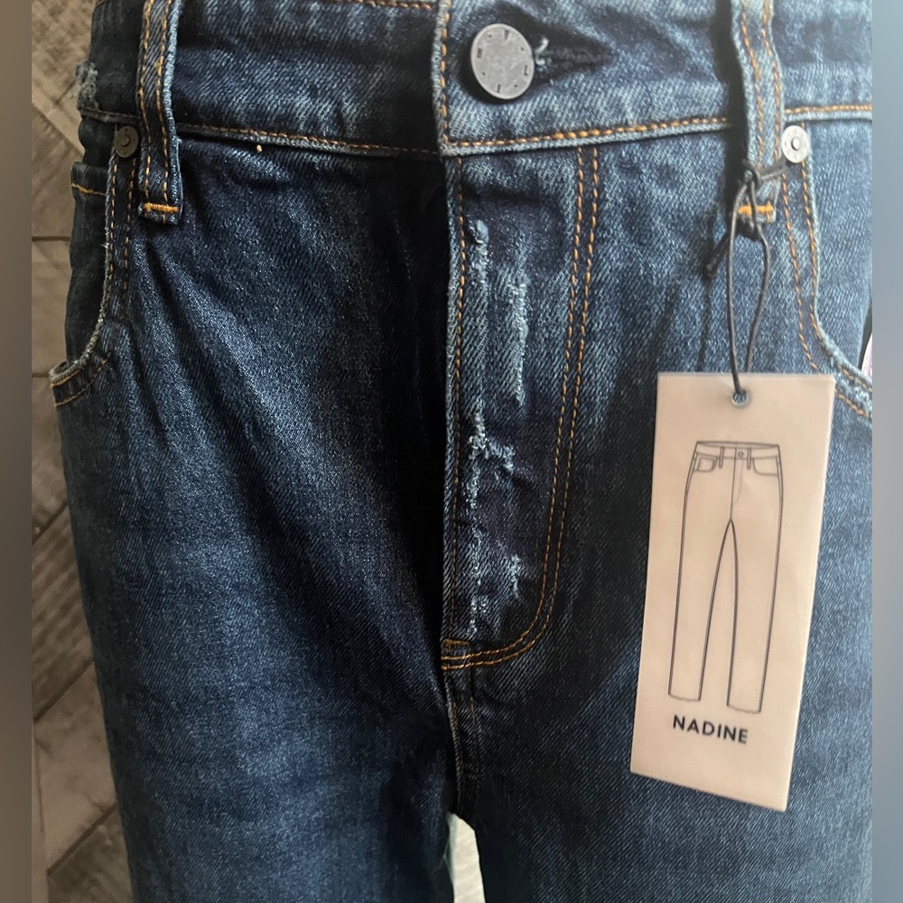 HALE BY AG NWT NADINE HIGH RISE STRAIGHT LEG JEAN - Picture 15 of 15